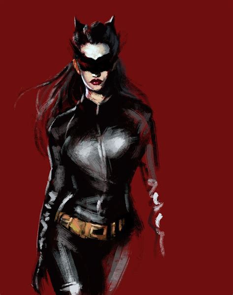 Anne Hathaway As Catwoman On