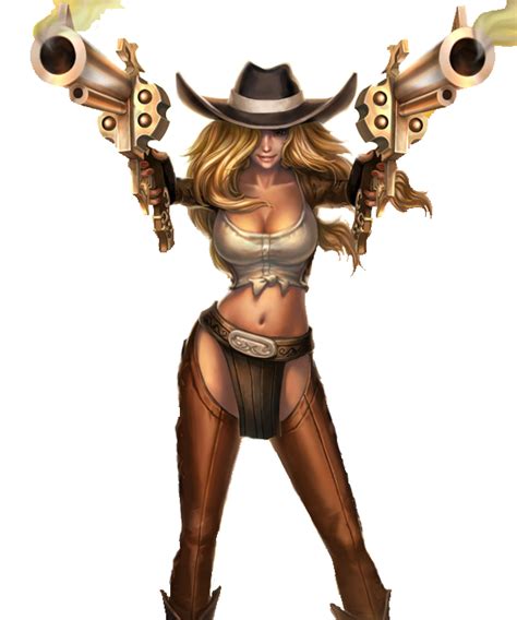 Cowgirl Miss Fortune Render By Saneco On Deviantart