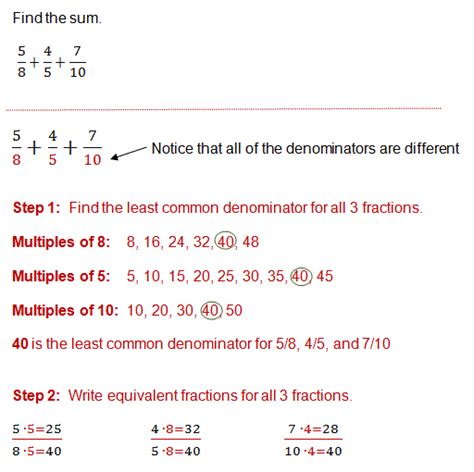 We did not find results for: Adding Fractions with Unlike Denominators