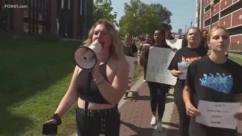 Connecticut Students Protests Sexual Assault Allegations