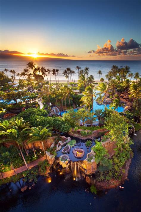 Ocean Sunset Maui Resorts Maui Hotels Westin Maui