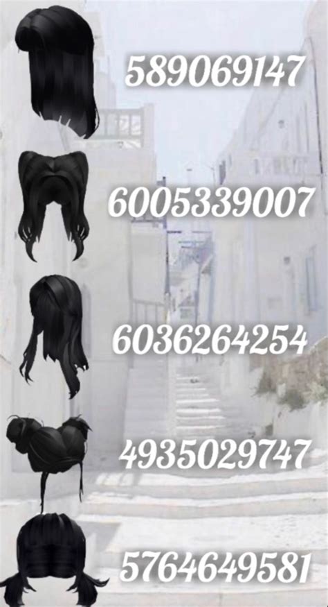 Roblox Bloxburg Black Hair Codes Roblox Code For Black Hair A