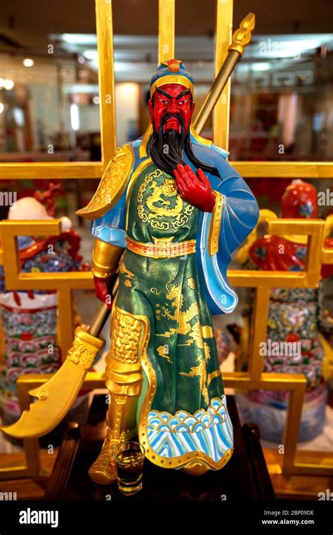 Guan Yu The Chinese God Of War Stock Photo Alamy