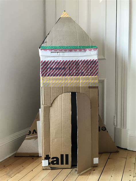 Recycled Cardboard Box Rocket Ship The Bear And The Fox