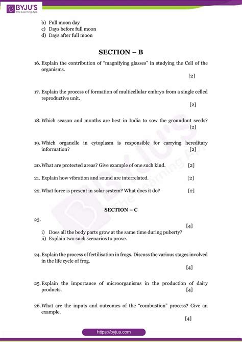 Download Cbse Class Science Sample Papers Set In Pdf