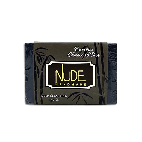 Nude Handmade Essentials Bamboo Charcoal Bar Soap 130G Shopee Philippines