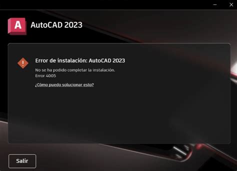 How Do I Fix Error 4005 In AutoCAD 2023
