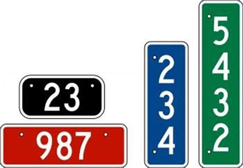 Traffic Signs And Safety 911 Reflective Address Signs