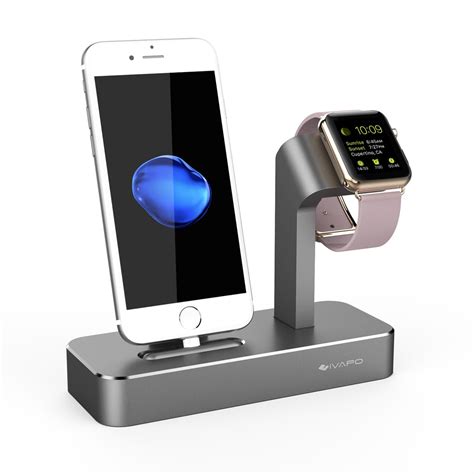 Ivapo 2 In 1 Charging Dock For Apple Watch Stand Series 32 Solid