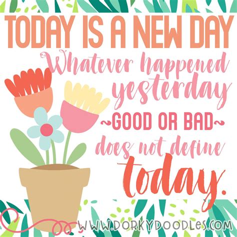 We did not find results for: Motivational Monday: Today is a New Day - Dorky Doodles