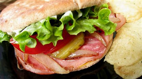 Grilled Ham And Swiss Sandwich With Grilled Onions On Toast Recipe