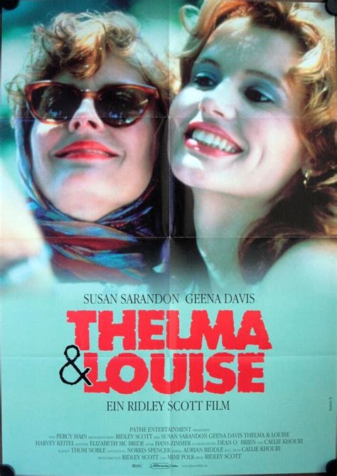 Thelma And Louise German Movie Poster A1 Susan Sarandon Geena Davis Harvey Keitel Ebay Thelma