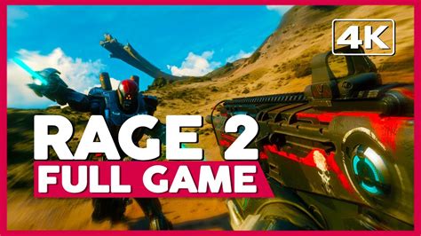 Rage 2 Full Gameplay Walkthrough Pc 4k60fps No Commentary Youtube