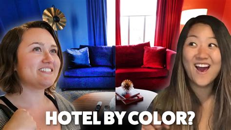 We Booked Our Hotel Room By Color Youtube