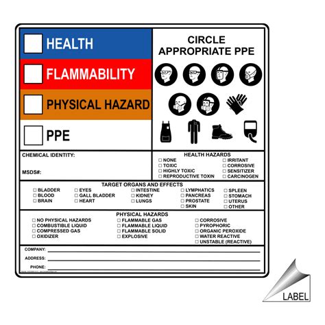Stickers 500 labels per roll. Corrosive Label Printable | printable label templates