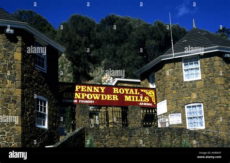 Penny Royal Gunpowder Mills Launceston Tasmania Australia Stock