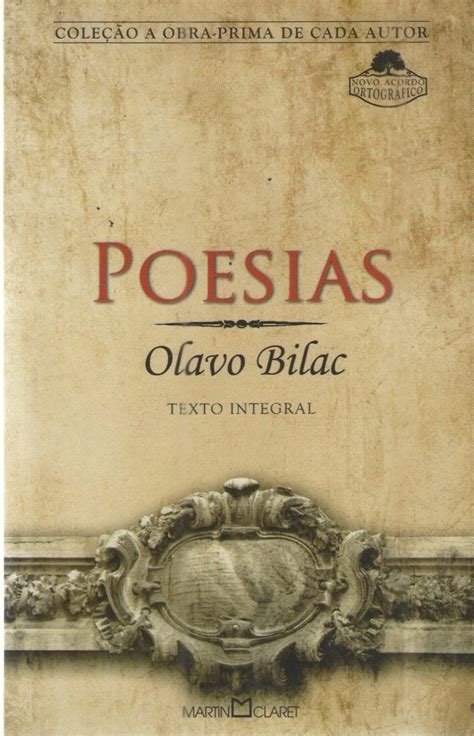 Poesias Olavo Bilac Escritores Autores Leitura