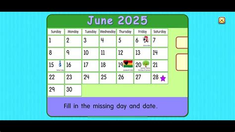 Starfall Calendar June 28 2025 Youtube