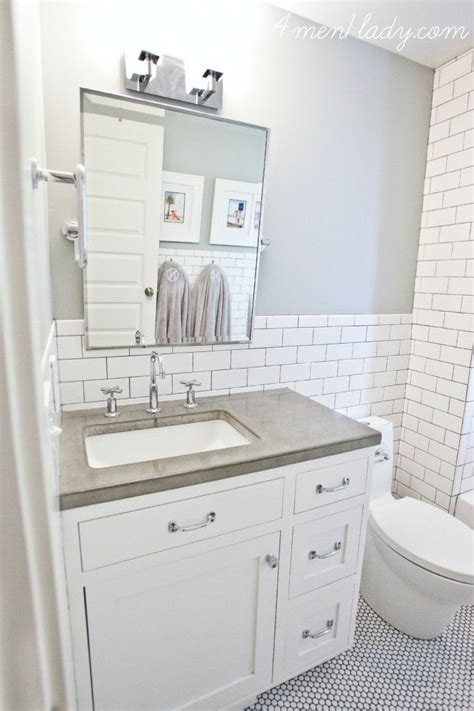 Penny tile floor subway tile shower neutrals toilet seat with flip down kid seat traditional bathroom in 1913 craftsman home. 30 Penny Tile Designs That Look Like A Million Bucks