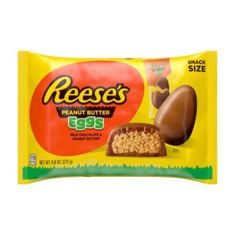 Reeses Milk Chocolate And Peanut Butter Eggs Easter Candy Bag 1 Bag