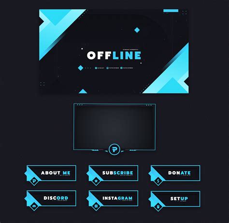 Twitch Streaming Setup Banners Banner Design Inspiration Overlays
