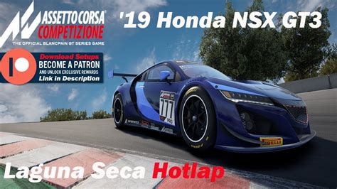 Assetto Corsa Competizione Acc Honda Nsx Gt Hotlap At Laguna Seca