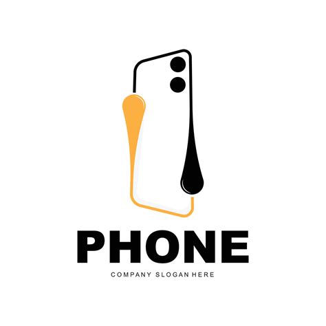 Smartphone Logo, Communication Electronics Vector, Modern Phone Design