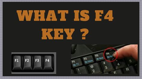 F4 Key क्या है और क्या Use है What Is F4 Key And What Is The Use Of
