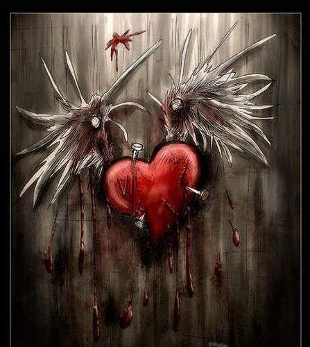 How He Left My Heart Skeletalkey Sad Picture Lover Of Sadness