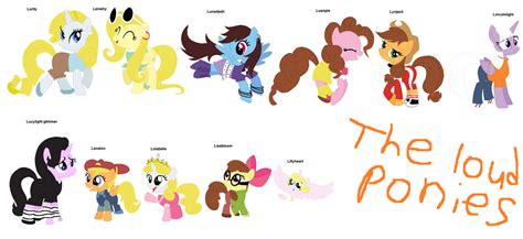 Mlp The Loud House Cast By Ppgmlpkndpokemongirl On Deviantart