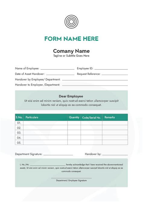 Corporate Form Design For Printing On Behance
