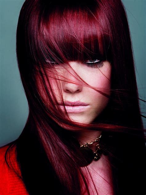 Purple hair trends a lot, especially during spring. Pictures : Red Hair Color Ideas: Try the One that Suits ...