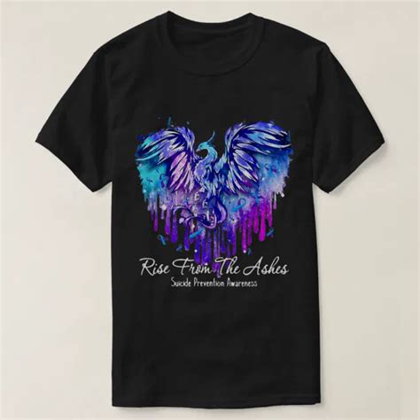 Suicide Prevention Awareness Rise From Phoenix The T Shirt Zazzle