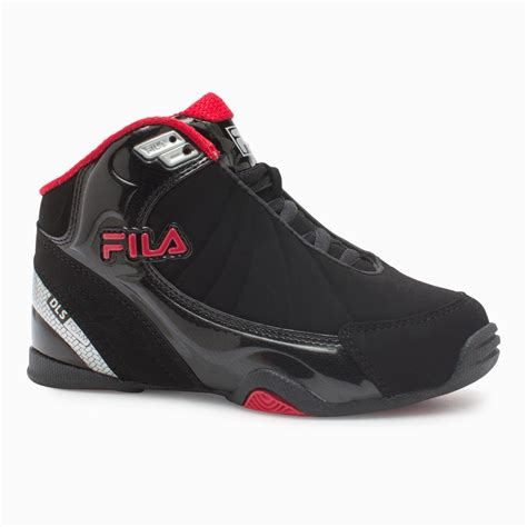 Fila Boys Dls Black Slam High Top Basketball Shoe