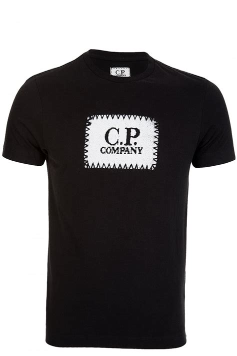 Cp Company Cp Company Solid Cotton Box Logo T Shirt Uncategorised