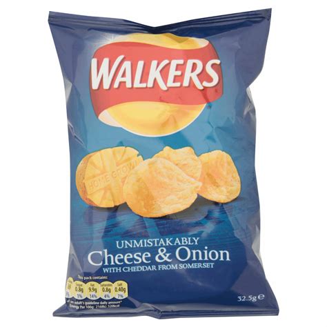 Walkers Cheese And Onion Crisps 325g By British Store Online