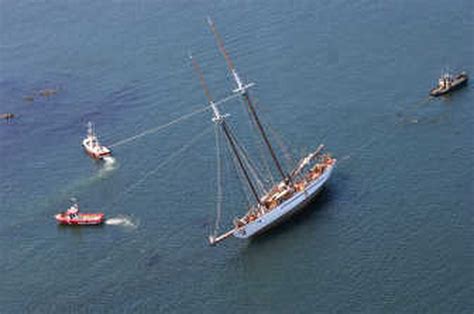 Historic Sailboat Runs Aground People Aboard The Spokesman Review