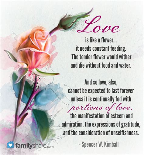 Flower Love Quotes Inspiration