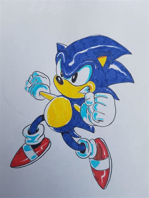My Drawing Of Classic Stc Sonic Rsonicthehedgehog