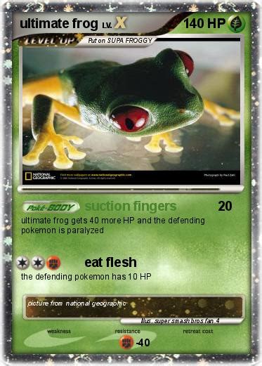 Pokémon Ultimate Frog Suction Fingers My Pokemon Card