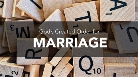 god s created order for marriage free personal growth resources