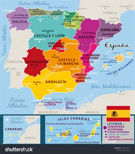 Map Of Spain With Regions Map Of Spain Andalucia