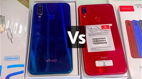 Vivo Y12 Vs Redmi Note7S Unboxing Comparison First Look Redmi