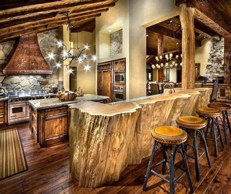 Rustic Western Ranch Life Rustic Cabin Kitchens Rustic Kitchen