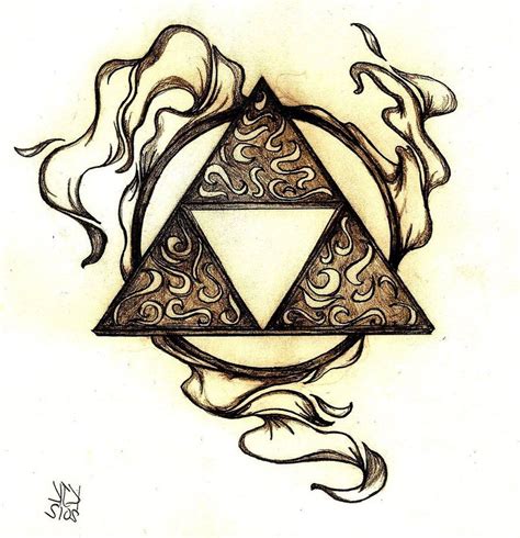 Triforce By Coppertops On Deviantart Zelda Tattoo Legend Of Zelda