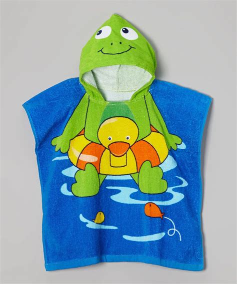 Look At This Vitamins Baby Green Frog Hooded Towel On Zulily Today