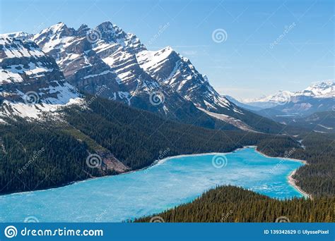 Peyto Lake Banff National Park Canada Stock Image Image Of Calm
