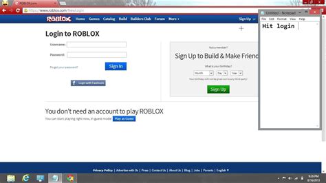 Getrobuxninja Roblox Pc Login Free Robux Daily