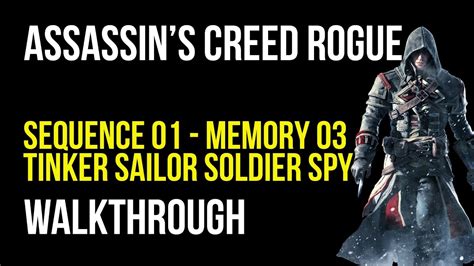 Assassin S Creed Rogue Walkthrough Sequence 1 Memory 3 100
