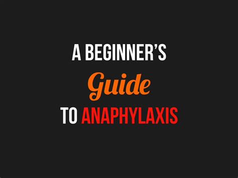Pdf A Beginners Guide To Anaphylaxis Dokumentips